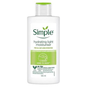 کرم مرطوب‌کننده آبرسان 12 ساعته سیمپل مدل Simple Rich Moisturiser با ویتامین B5، E و نیاسینامید  مناسب انواع پوست حجم 125 میلی لیتر