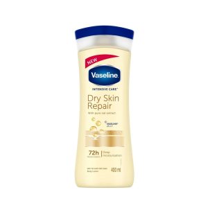 لوسیون بدن ترمیم کننده مدل Dry Skin Repair مناسب برای پوست های خشک حجم 400 میلی لیتر