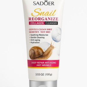 فوم شست‌وشوی حلزون سادور  پاک‌کننده ملایم، ضدچروک و آبرسان با کلاژن حجم 100میلی لیتر