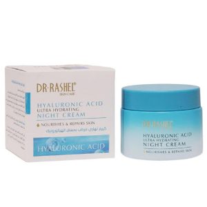 کرم شب هیالورونیک اسید دکتر راشل مناسب انواع پوست حجم 50میلی لیتر